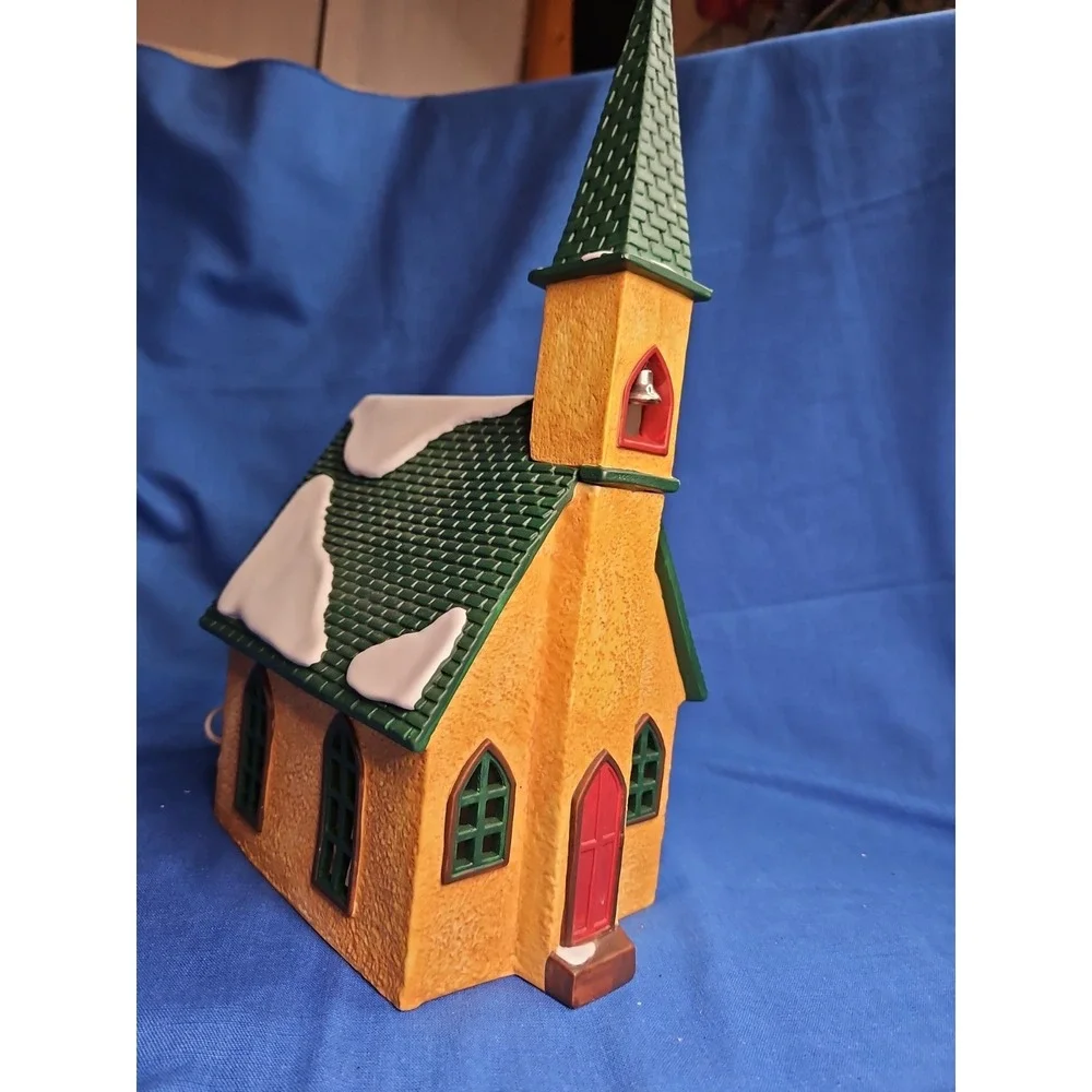 Dept. 56 Lighted Church Merry Makers Monk Mountain Chapel Vintage 14